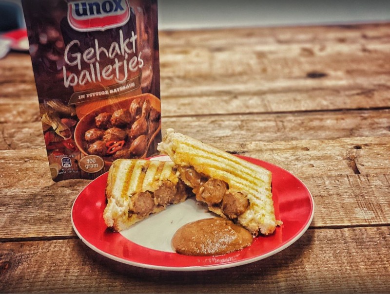 Tosti Unox gehaktballetjes